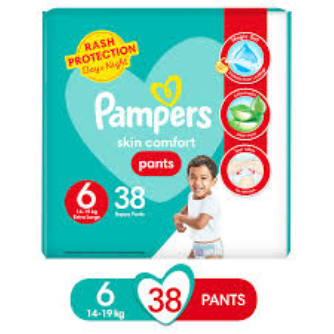 PAMPERS PANTS JUNIOR UNISEX S6 3x48